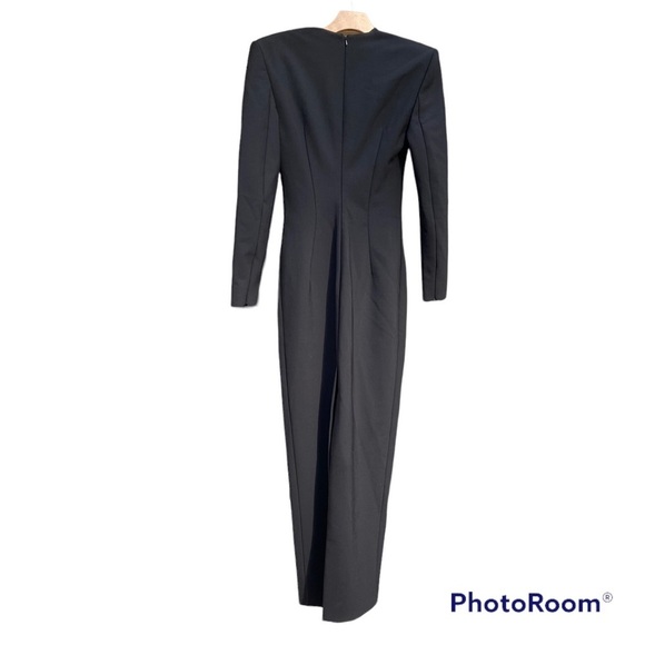 AREA | Crystal-embellished stretch-twill maxi gown - Picture 11 of 15